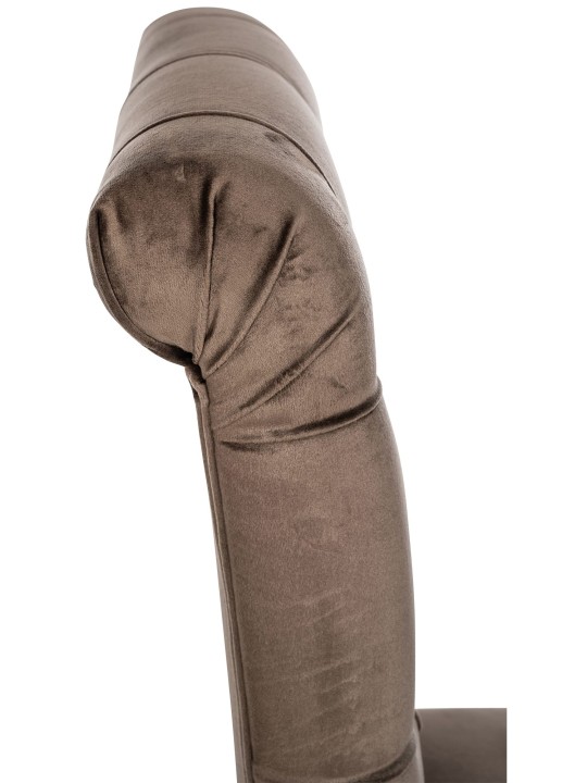 Jedálenská stolička Lisburn velvet, hnedá