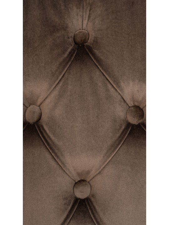 Jedálenská stolička Lisburn velvet, hnedá