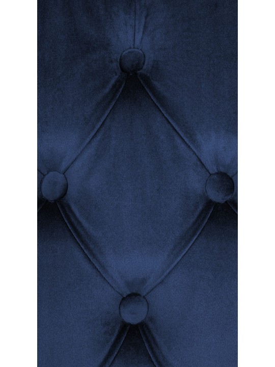 Jedálenská stolička Lisburn velvet, modrá Jedálenská stolička Lisburn velvet, modrá