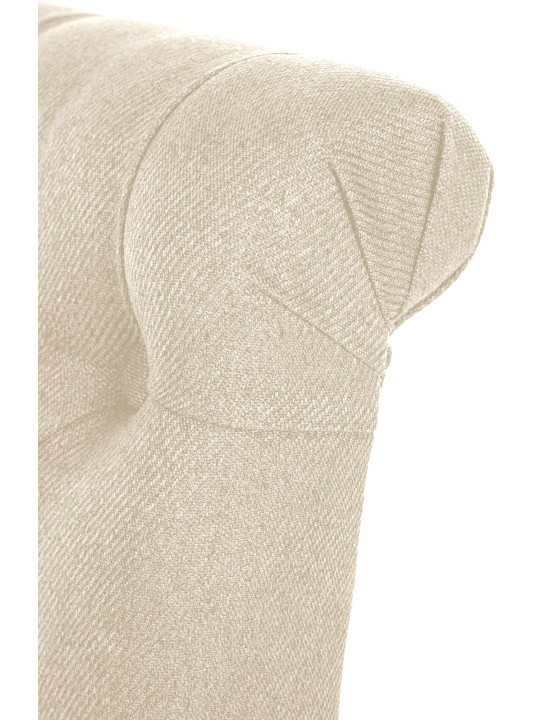 Súprava 2 jedálenských stoličiek Lisburn Fabric, krémová