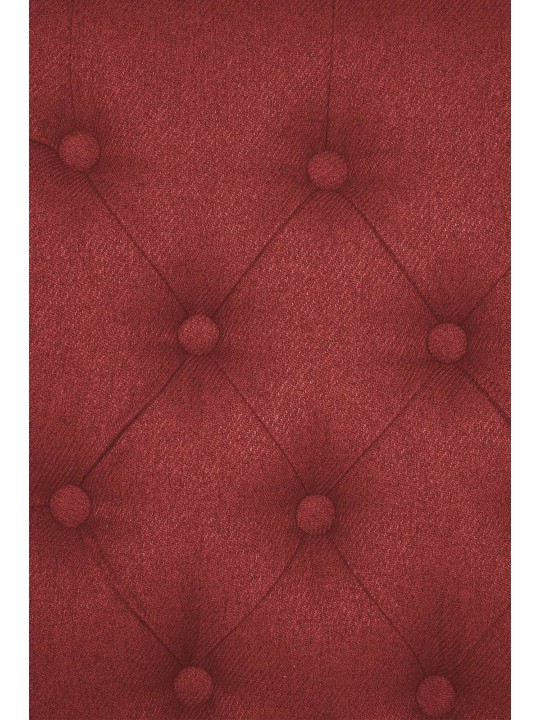 Súprava 2 jedálenských stoličiek Lisburn Fabric, červená