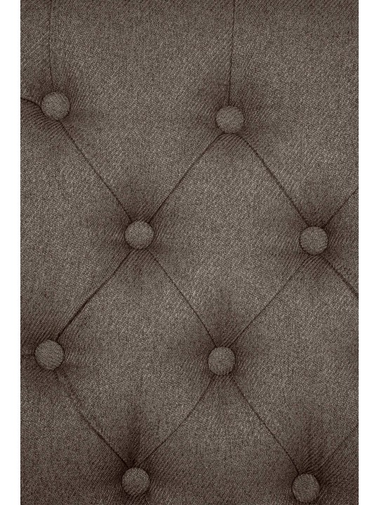 Súprava 2 jedálenských stoličiek Lisburn Fabric, šedohnedá