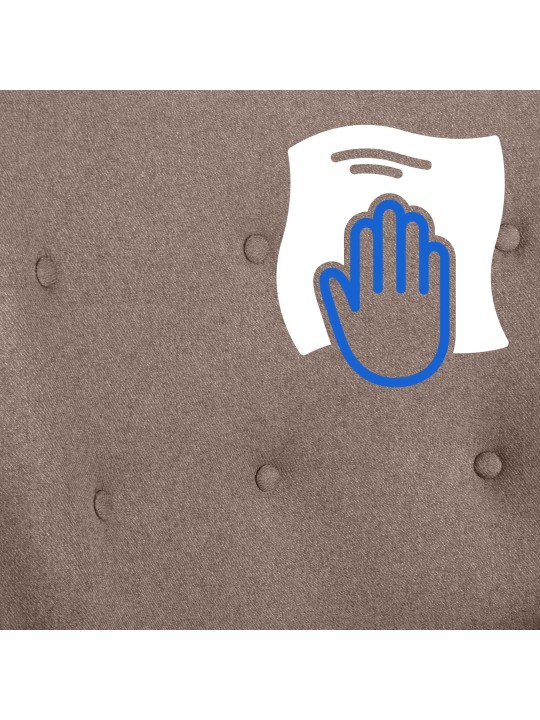 Stolička Sanka látka, šedohnedá