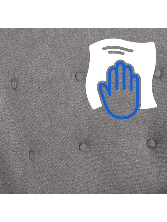 Stolička Sanka látka, sivá