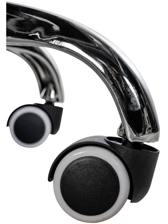 Kancelárske kreslo Amadora z umelej kože, krémová