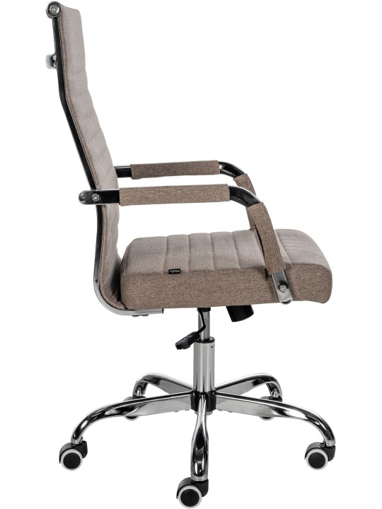 Kancelárske kreslo Amadora látka, šedohnedá