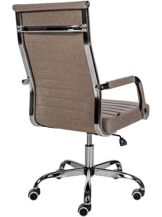 Kancelárske kreslo Amadora látka, šedohnedá