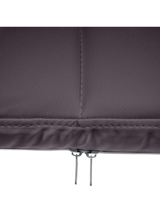 Kreslo pre návštevníkov Canada B umelá koža, hnedá