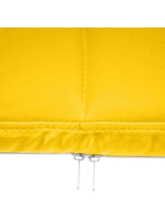 Kreslo pre návštevníkov Canada B umelá koža, žltá