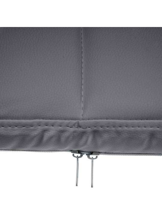 Kreslo pre návštevníkov Canada B umelá koža, sivá