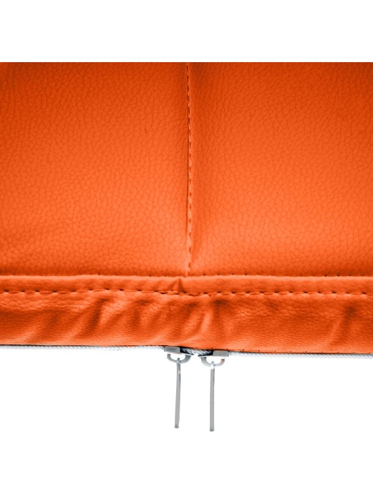 Kreslo pre návštevníkov Canada B umelá koža, oranžová