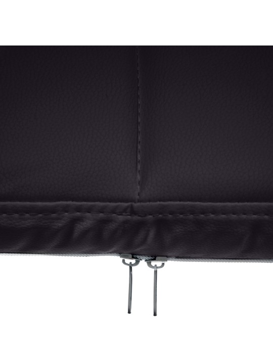 Kreslo pre návštevníkov Canada B umelá koža, čierna