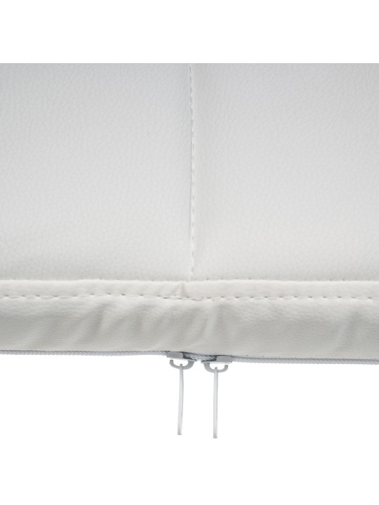 Kreslo pre návštevníkov Canada B umelá koža, biela