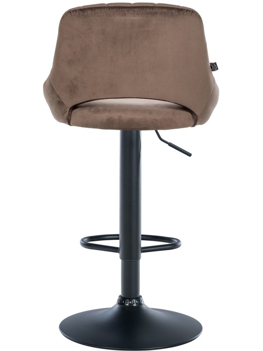 Barová stolička Milet velvet, hnedá