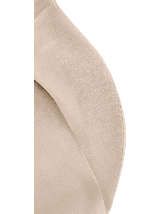 Barová stolička Milet velvet, krémová