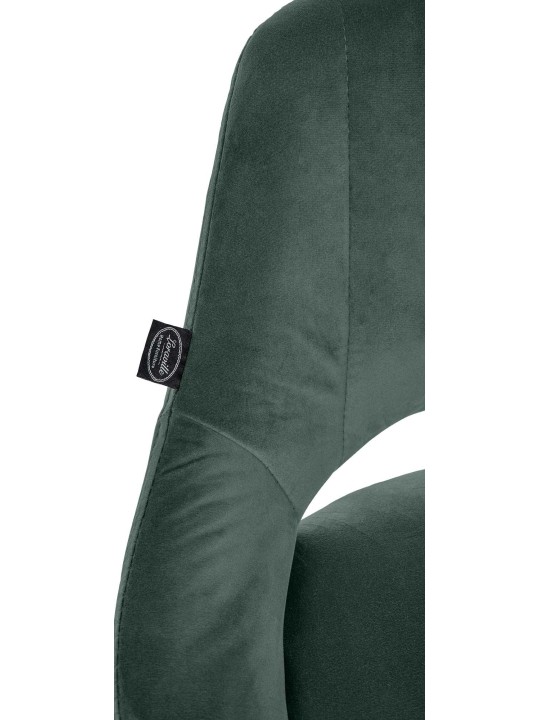 Barová stolička Milet velvet, zelená