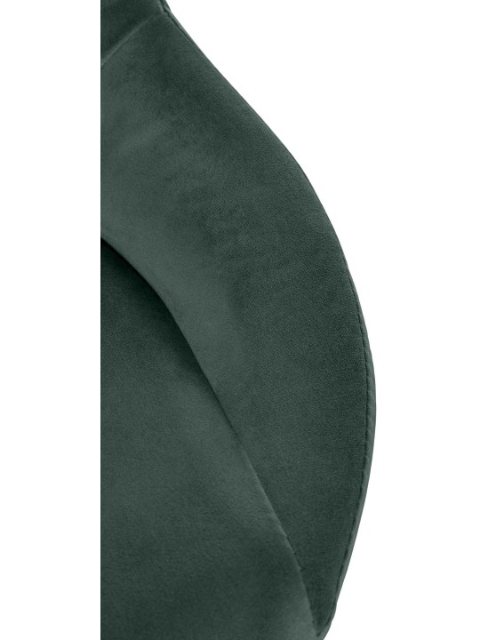Barová stolička Milet velvet, zelená