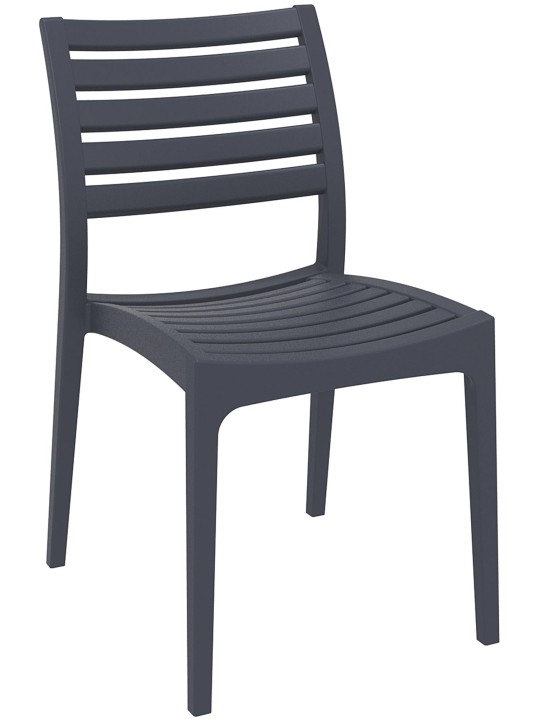 Stolička Ares, tmavosivá