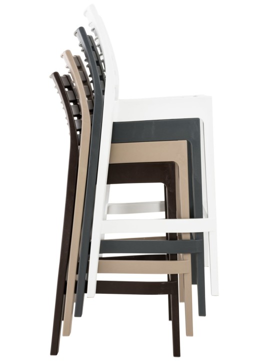 Barová stolička Ares, tmavosivá