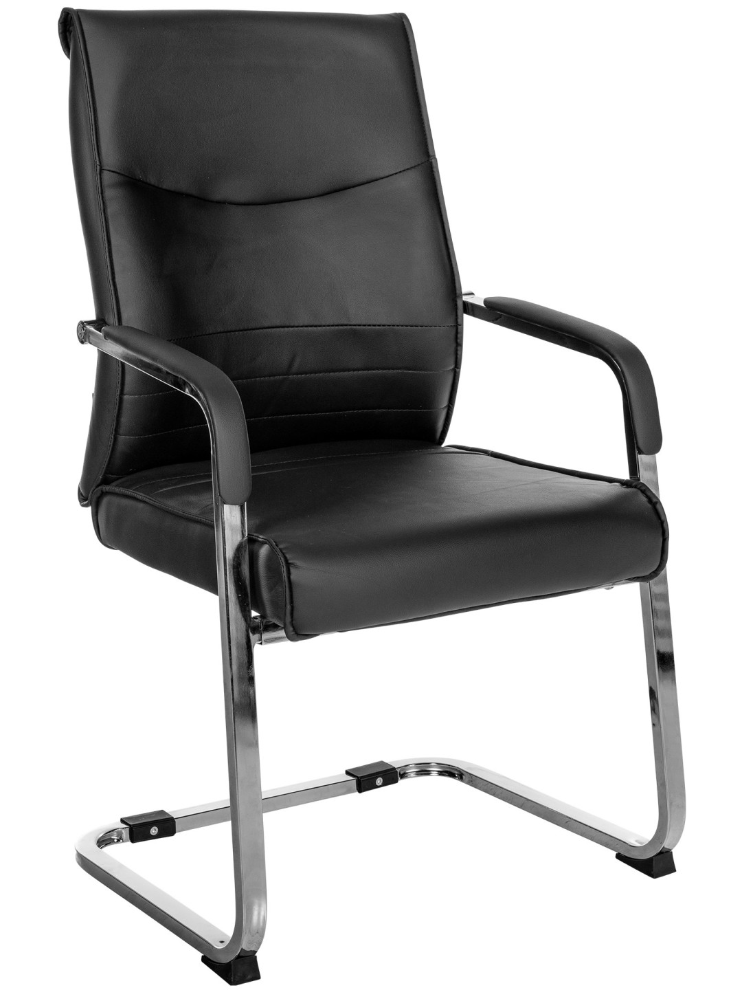 Stolička pre návštevy Hobart, čierna