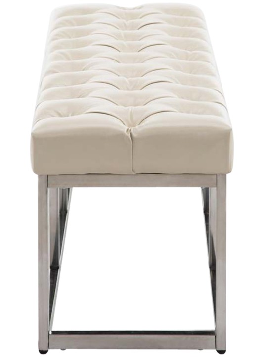 Lavička Amun umelá koža E120, krémová Lavička Amun umelá koža E120, krémová