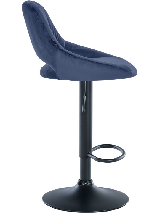 Sada 2 barových stoličiek Milet velvet B, modrá