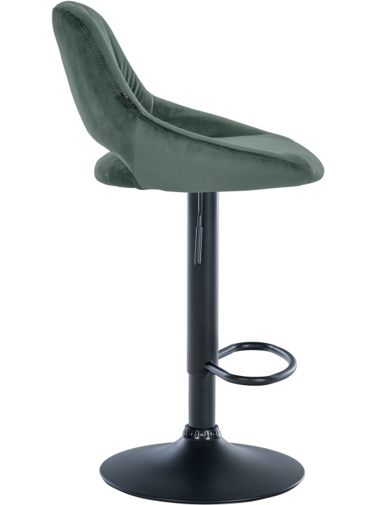 Sada 2 barových stoličiek Milet velvet B, zelená