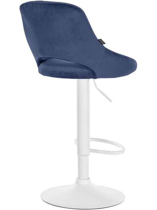 Sada 2 barových stoličiek Milet velvet W, modrá