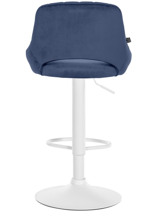 Sada 2 barových stoličiek Milet velvet W, modrá