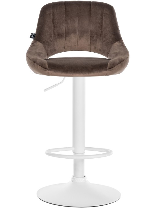 Sada 2 barových stoličiek Milet velvet W, hnedá