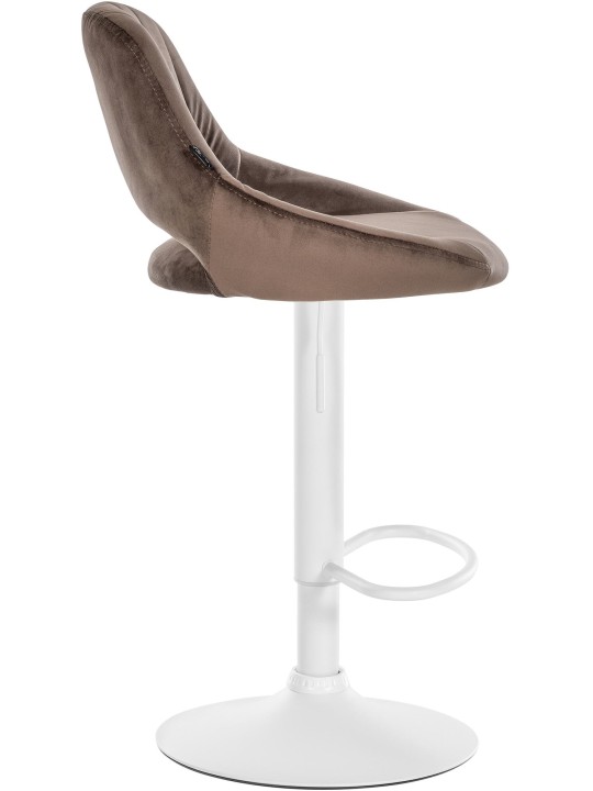 Sada 2 barových stoličiek Milet velvet W, hnedá
