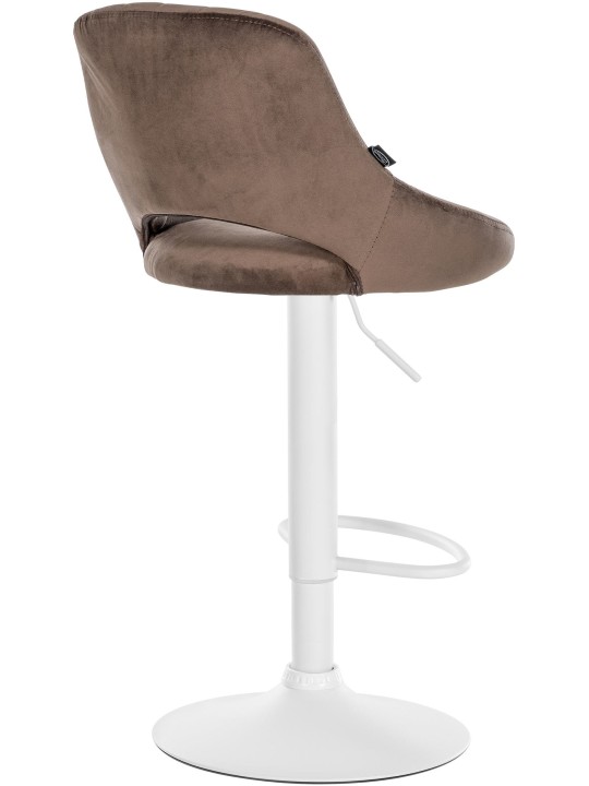 Sada 2 barových stoličiek Milet velvet W, hnedá