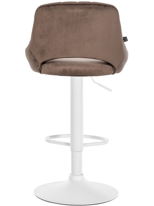 Sada 2 barových stoličiek Milet velvet W, hnedá