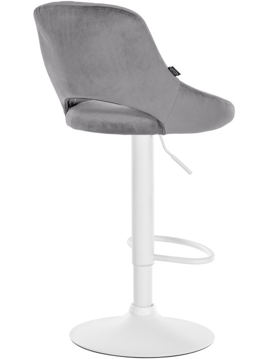 Sada 2 barových stoličiek Milet velvet W, tmavosivá