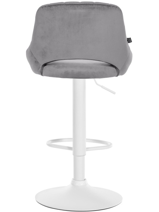 Sada 2 barových stoličiek Milet velvet W, tmavosivá