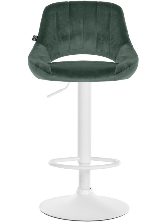 Sada 2 barových stoličiek Milet velvet W, zelená