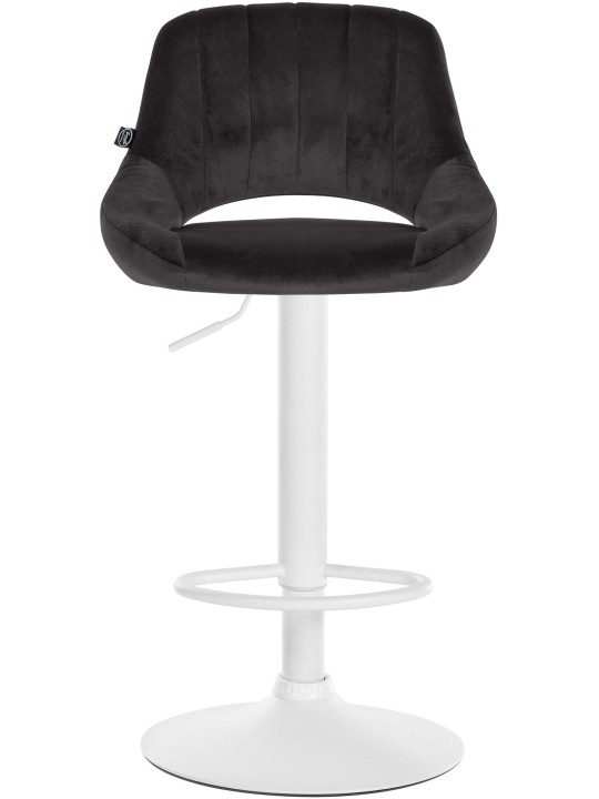 Sada 2 barových stoličiek Milet velvet W, čierna