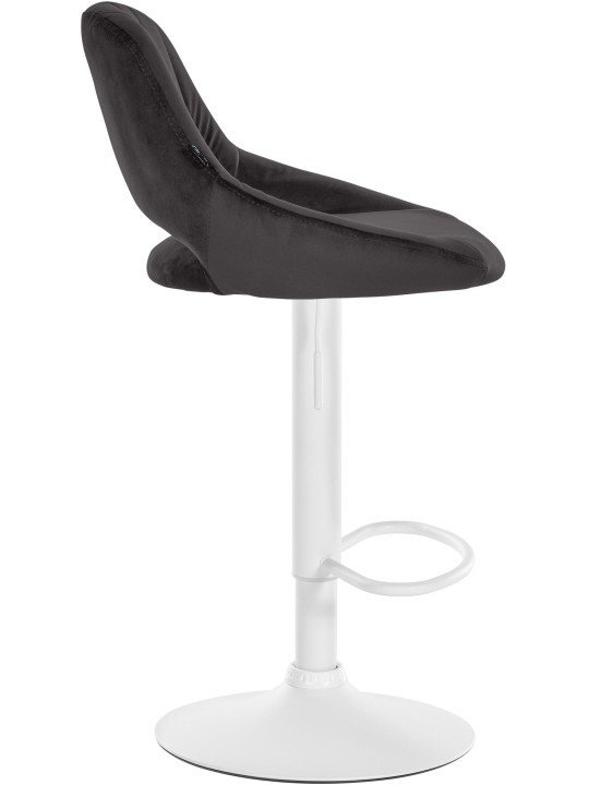 Sada 2 barových stoličiek Milet velvet W, čierna