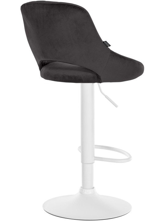Sada 2 barových stoličiek Milet velvet W, čierna
