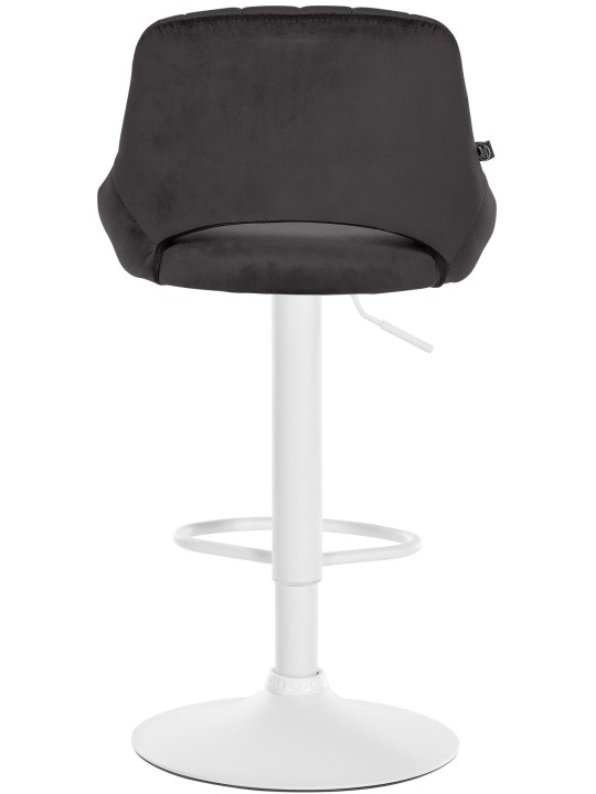 Sada 2 barových stoličiek Milet velvet W, čierna