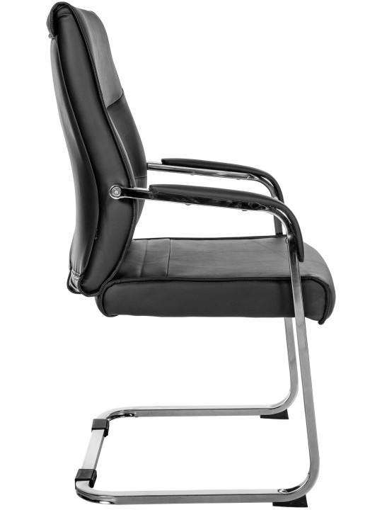 Sada 2 návštevníckych stoličiek Hobart, čierna