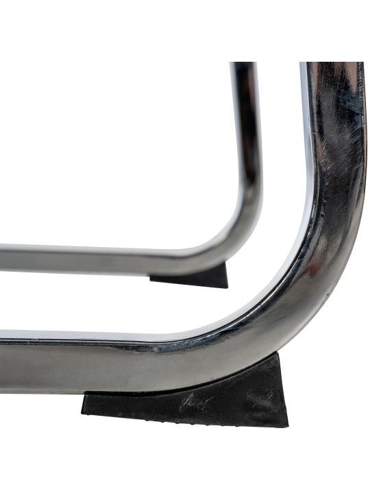 Sada 2 návštevníckych stoličiek Hobart, čierna