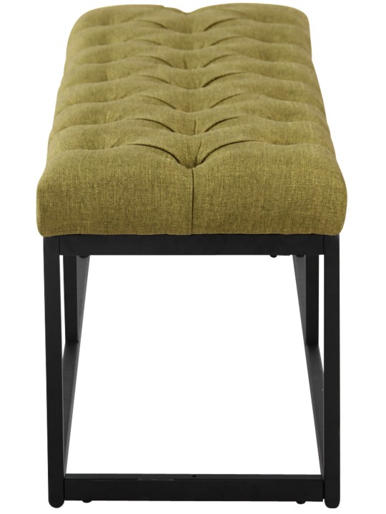 Lavička Amun látka 150 cm, zelená