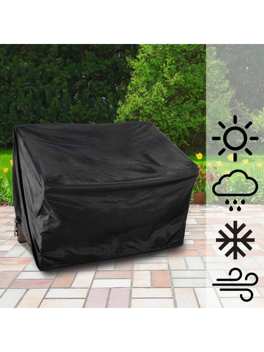 Teaková lavica Florida 120 cm s poťahom, teak