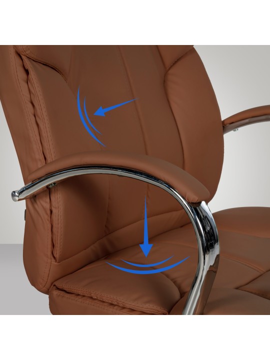 Kancelárske kreslo BIG Xanthos, svetlohnedá