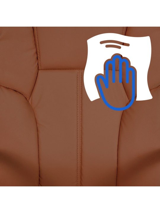 Kancelárske kreslo BIG Xanthos, svetlohnedá