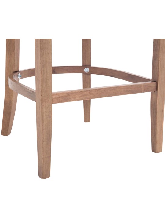 Barová stolička tkanina Lakewood, starožitné svetlo, svetlosivá