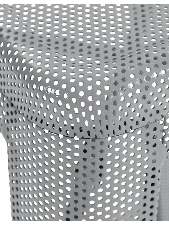 Barová stolička Fletcher, strieborná