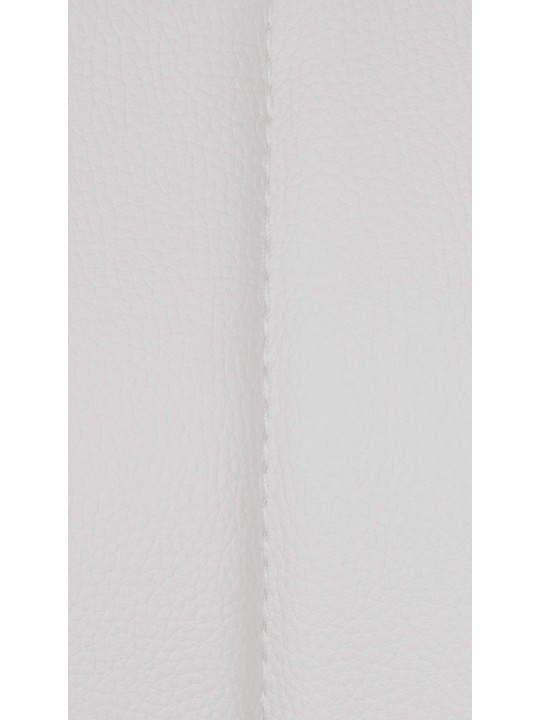 Barová stolička Milet z umelej kože, biela