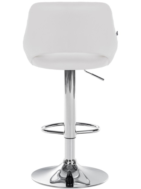 Sada 2 barových stoličiek Milet z umelej kože C, biela